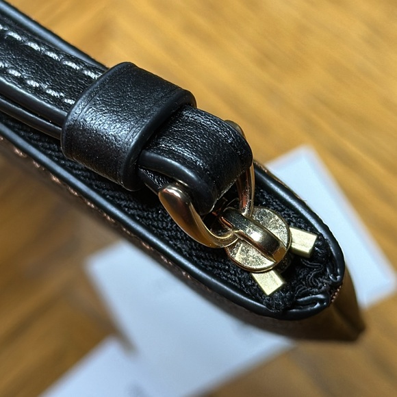 *NWT* COACH Corner Zip Wristlet With Brushed Plaid Print - Picture 6 of 7